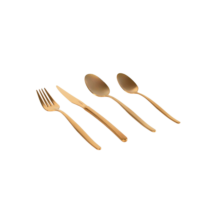 Bali Titanium, 24 Piece Cutlery Set, Stainless Steel, Matte Finish - Servotel - 5602737108247