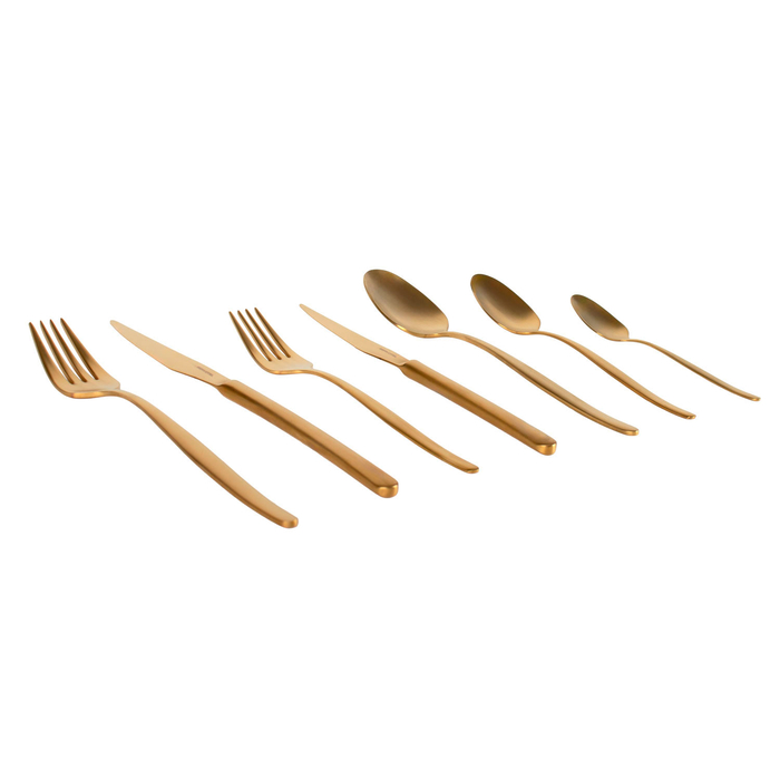 Bali Titanium, 56 Piece Cutlery Set, Stainless Steel, Matte Finish - Servotel - 5602737108254