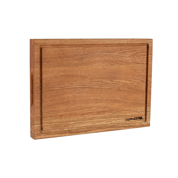 Oak cutting/serving board 45x30x3.5cm - Servotel - 5602737093673