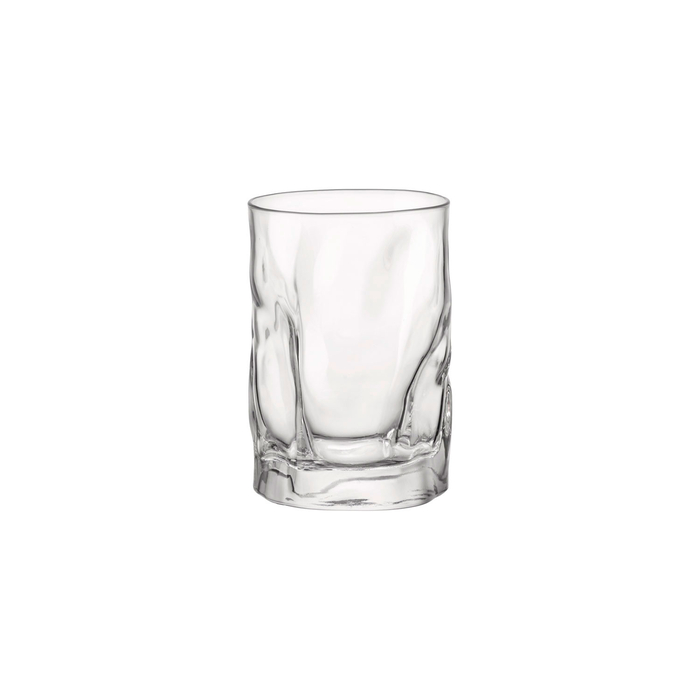 6 Copos Sorgente 300 ml design ondulado - Bormioli Rocco - 5602737106793