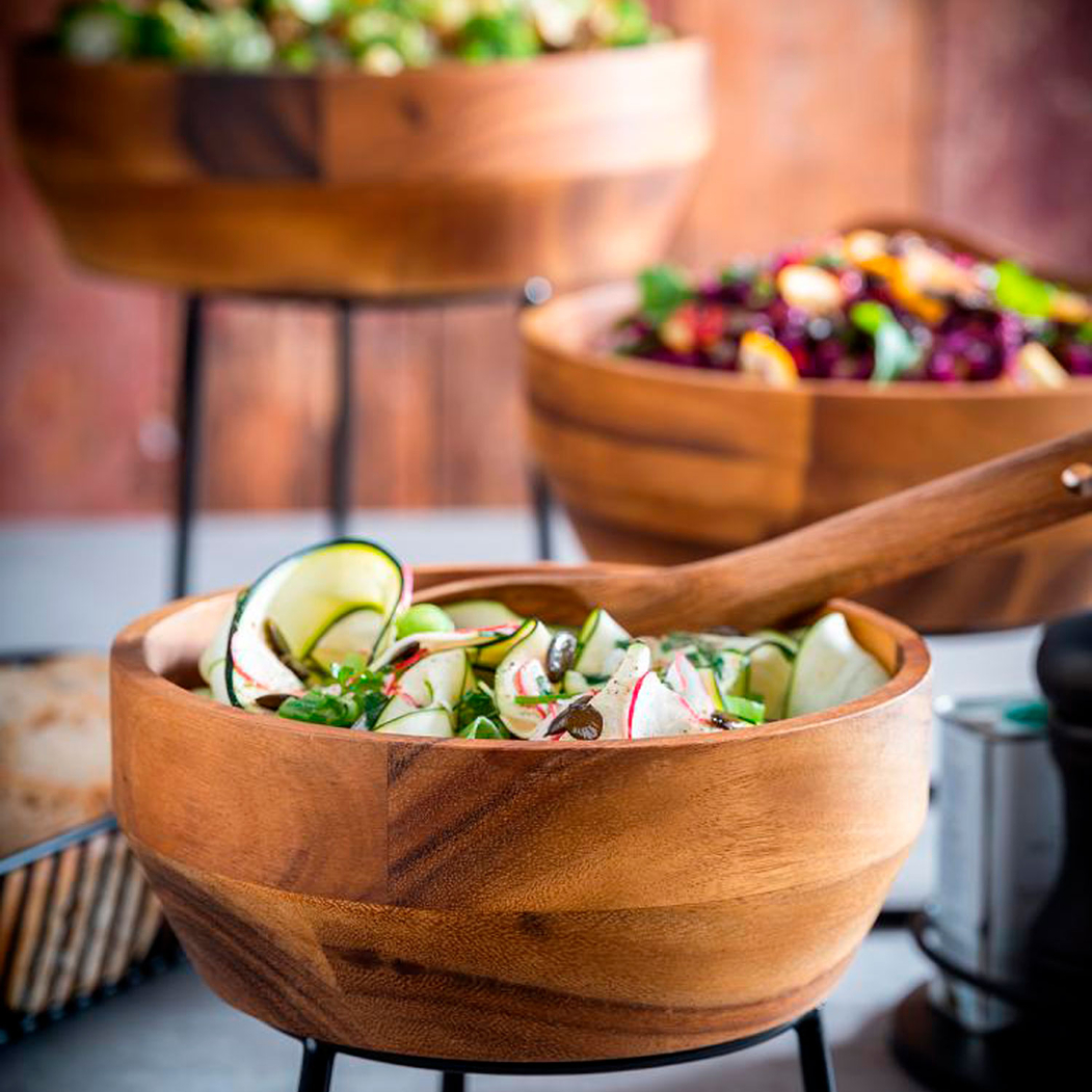 Salad Bowl 25cm, Acacia Wood - APS - 4004133007956