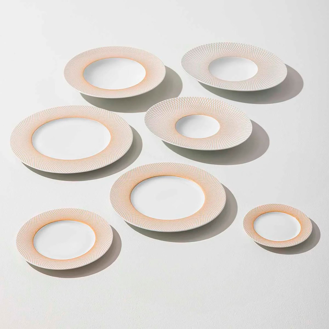 Graphique Oval Plate 32×27cm, White Porcelain - Degrenne - 3057192454576