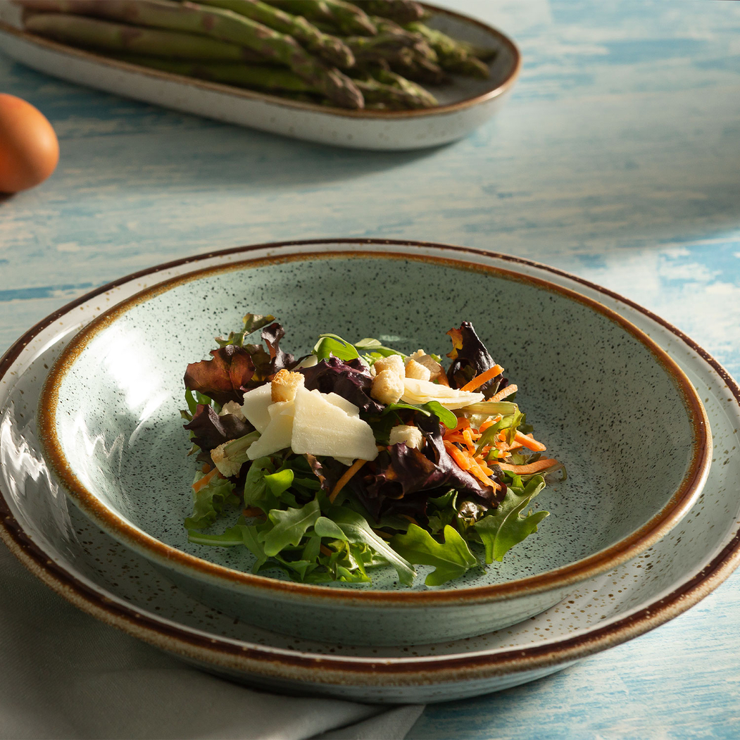 Soup Plate Rustic Blend White, 22 cm, Stoneware - Vista Alegre - 5604782032928