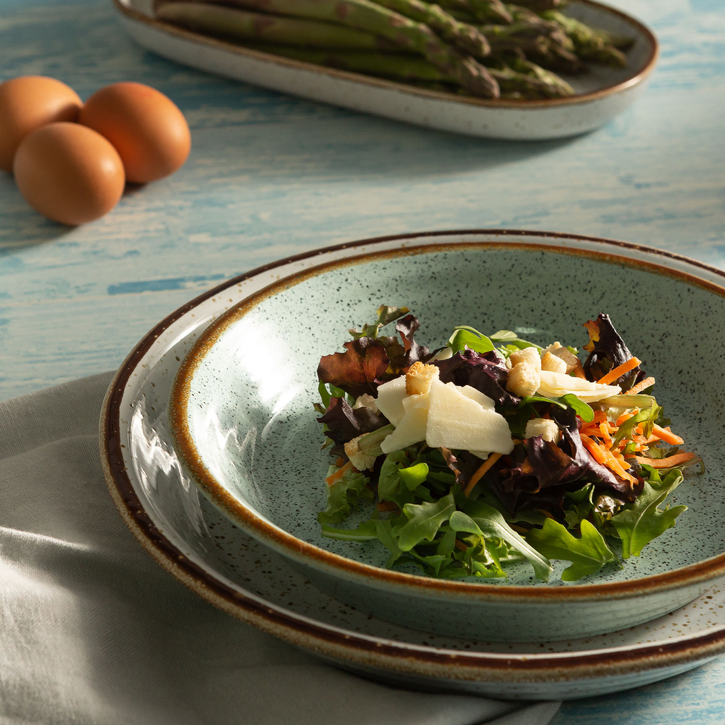 Rectangular Platter Rustic Blend Turquoi, 37 cm, Stoneware - Vista Alegre - 5604782032966