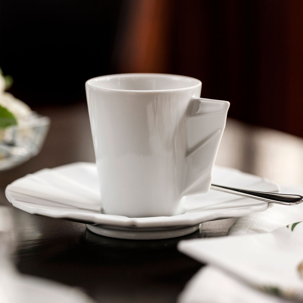 Matrix Coffee Cup and Saucer 84 ml, Glazed Porcelain - Vista Alegre - 5601266284941