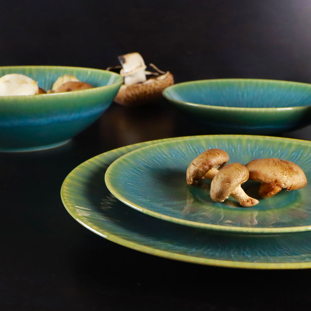 Saladeira Agata Esmeralda 24cm - Mesa Ceramics - 5600498208060