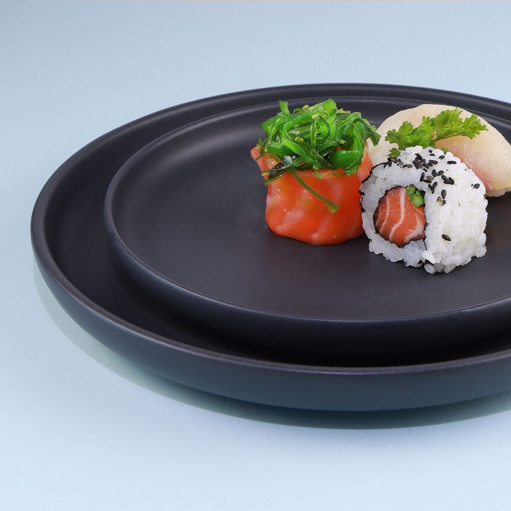Black Sand dinner plate 28cm - Mesa Ceramics - 5600498205922