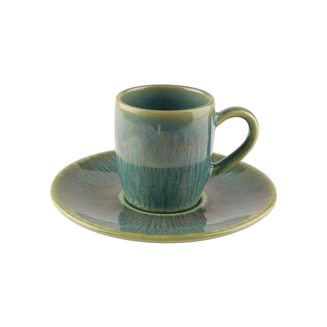 Agata Esmeralda coffee cup 80ml green