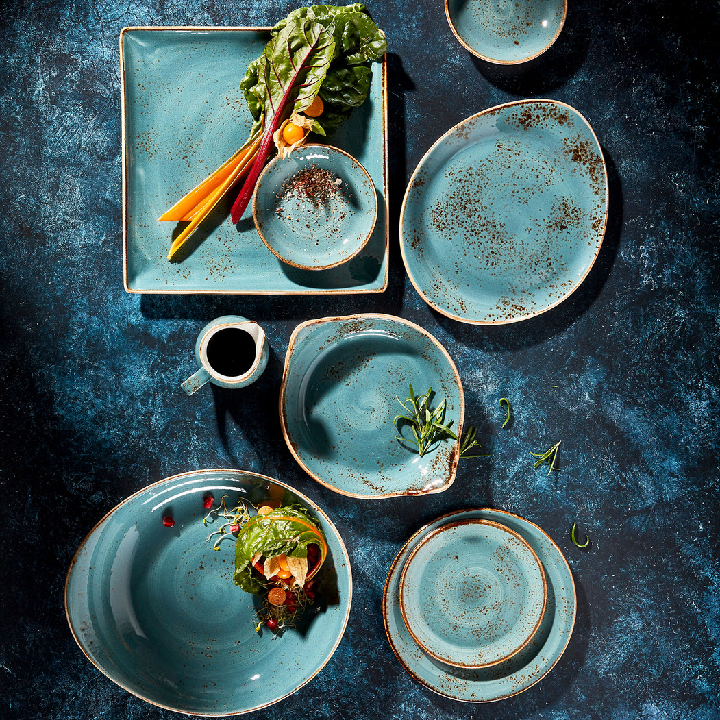 18cm Bowl from Craft Blue collection, Vitrified Porcelain - Steelite - 5018461380697