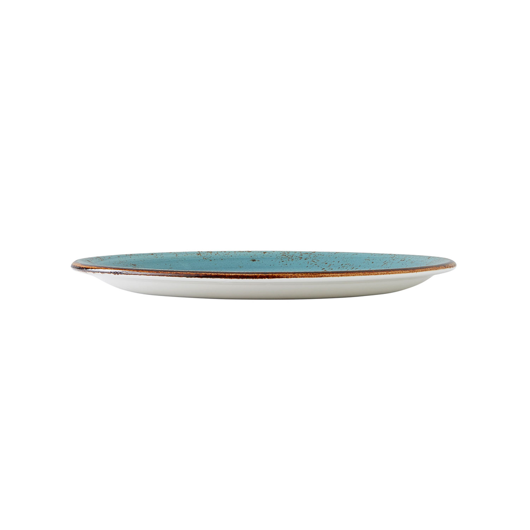 Craft Blue Coupe Plate 25cm, Vitrified Porcelain - Steelite - 5018461380512