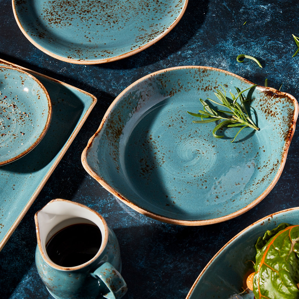 Craft Blue 15cm Coupe Plate, Vitrified Porcelain - Steelite - 5018461380536