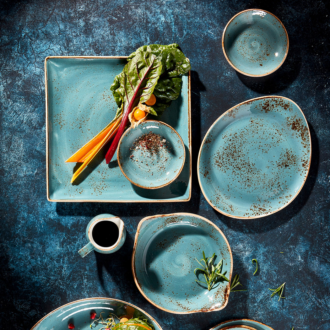 Craft Blue Deep Plate 13cm, Vitrified Porcelain - Steelite - 5018461380673