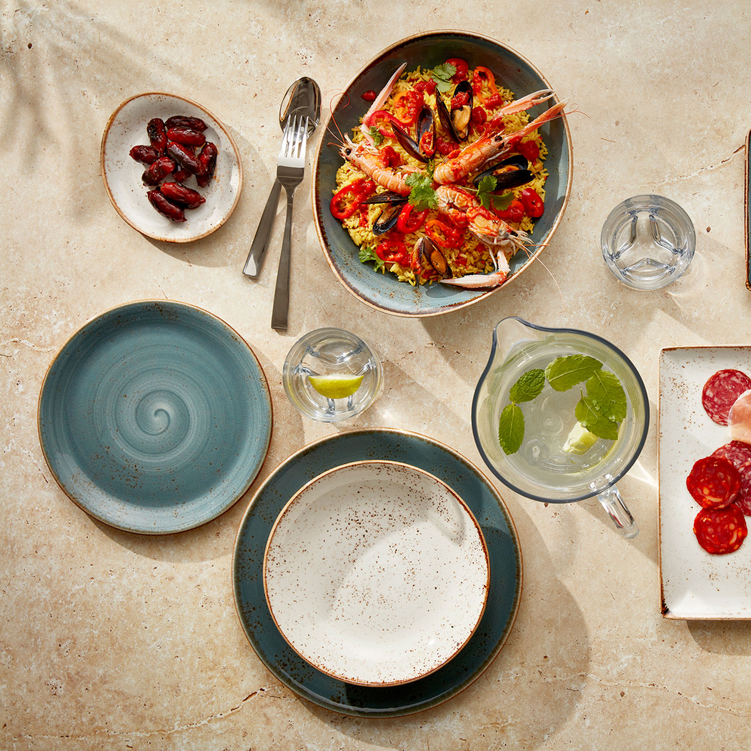 Craft Blue Sauce Dish 60ml, Vitrified Porcelain - Steelite - 5018461380956