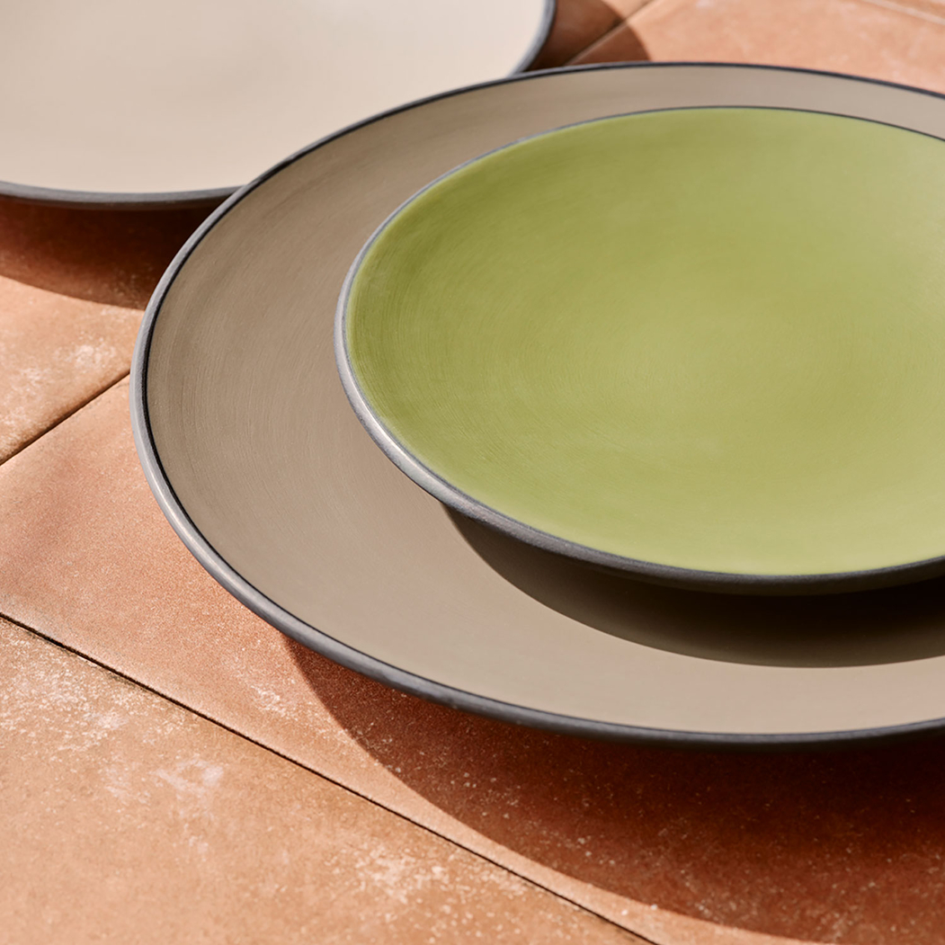 Prato Baja Sandstone 20cm, Melamina resistente - Steelite - 5018461693384