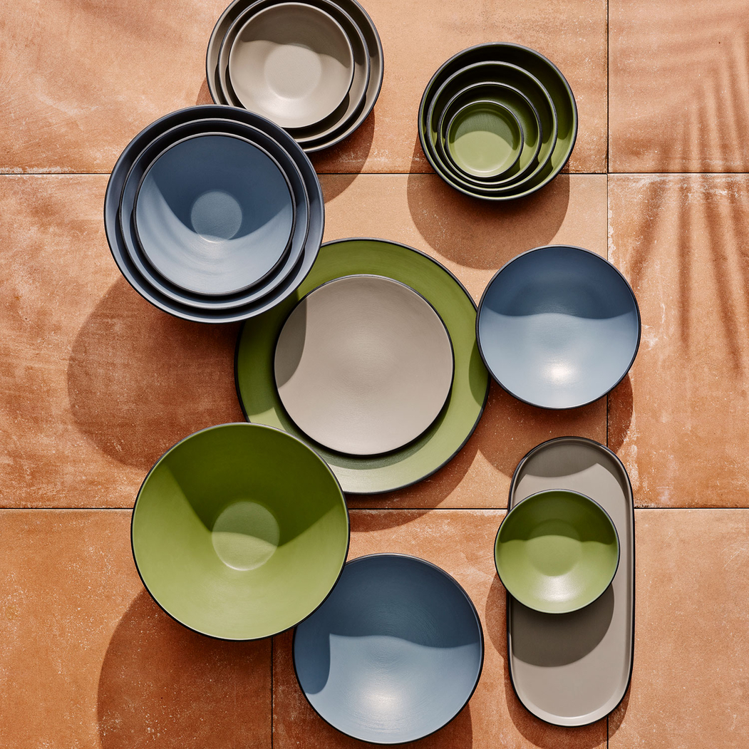 Prato Baja Sandstone 20cm, Melamina resistente - Steelite - 5018461693384