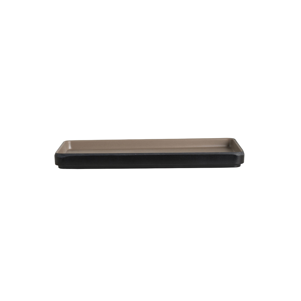 Travessa Retangular 25x12cm Baja Sandstone, Melamina resistente - Steelite - 5018461693421