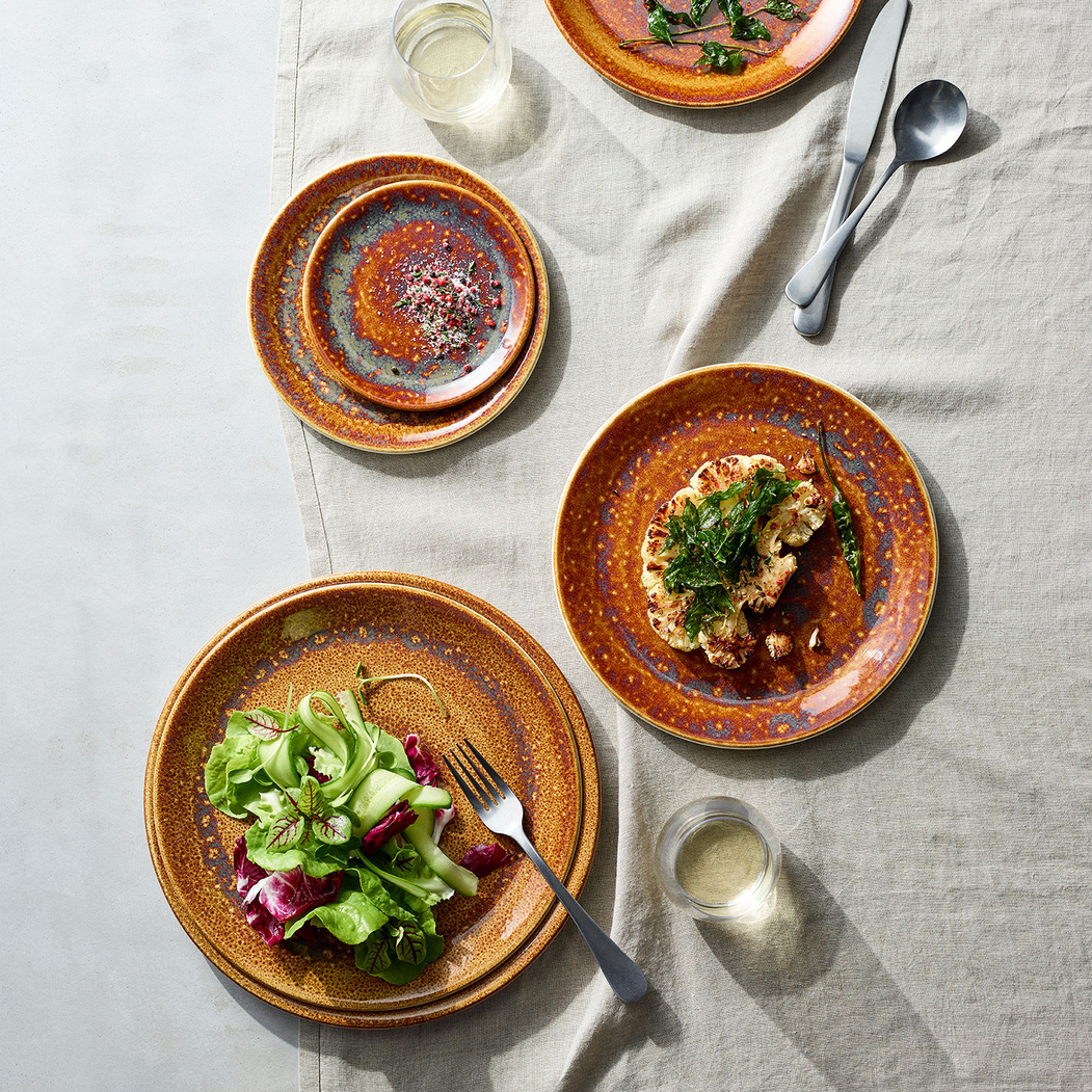 Vesuvius Amber Coupe Plate 20cm, Vitrified Porcelain - Steelite - 5018461612934