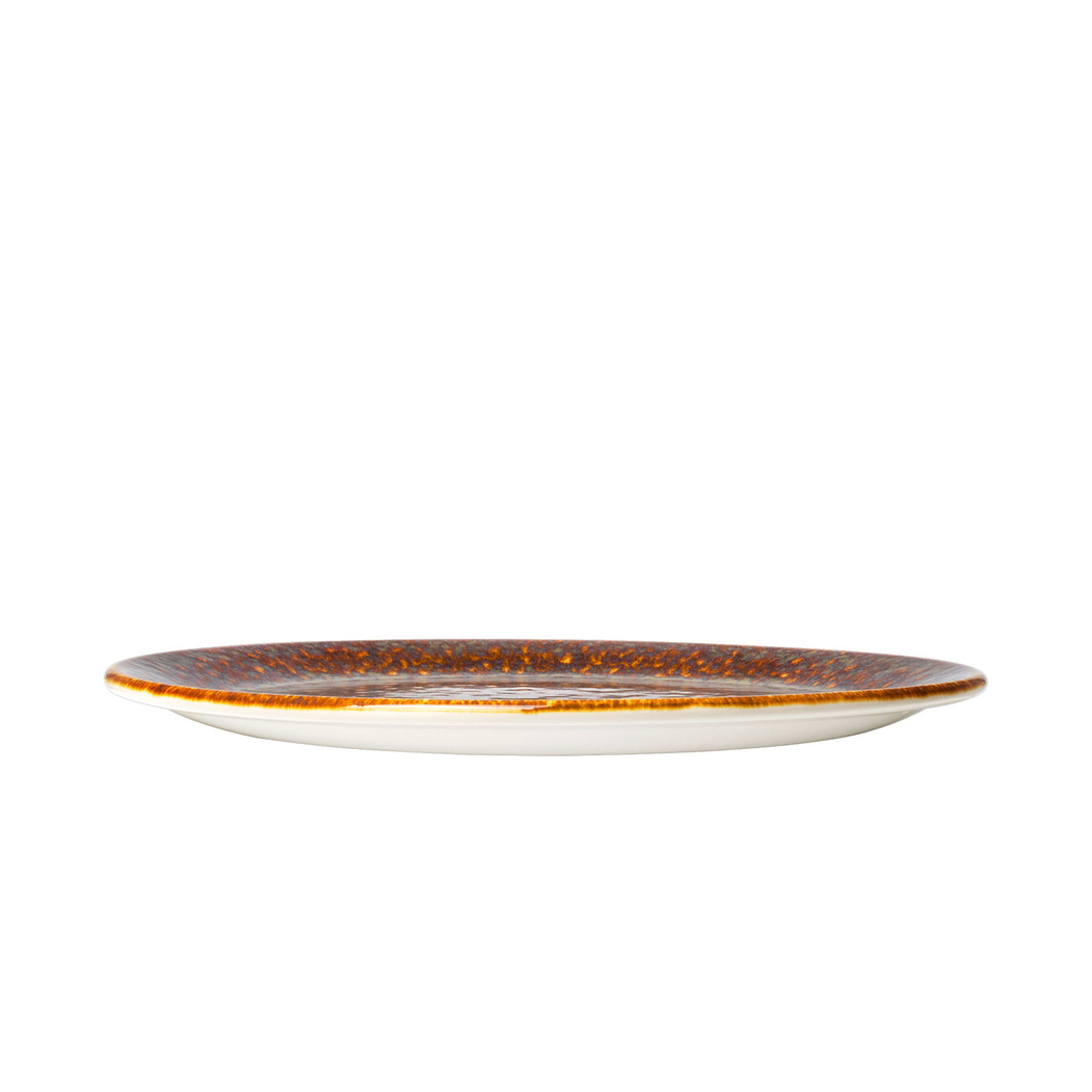 15cm Vesuvius Amber Plate, Vitrified Porcelain - Steelite - 5018461612941