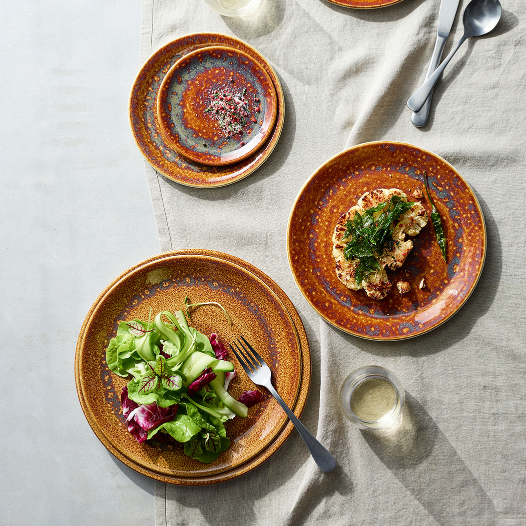 Vesuvius Amber Deep Plate 22cm, Vitrified Porcelain - Steelite - 5018461612972