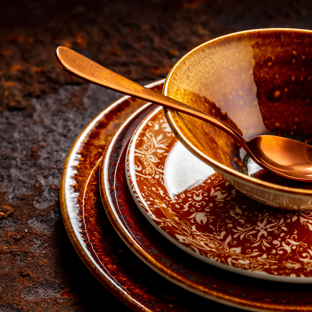 Taça Vesuvius Amber 11cm, Porcelana vitrificada - Steelite - 5018461613047