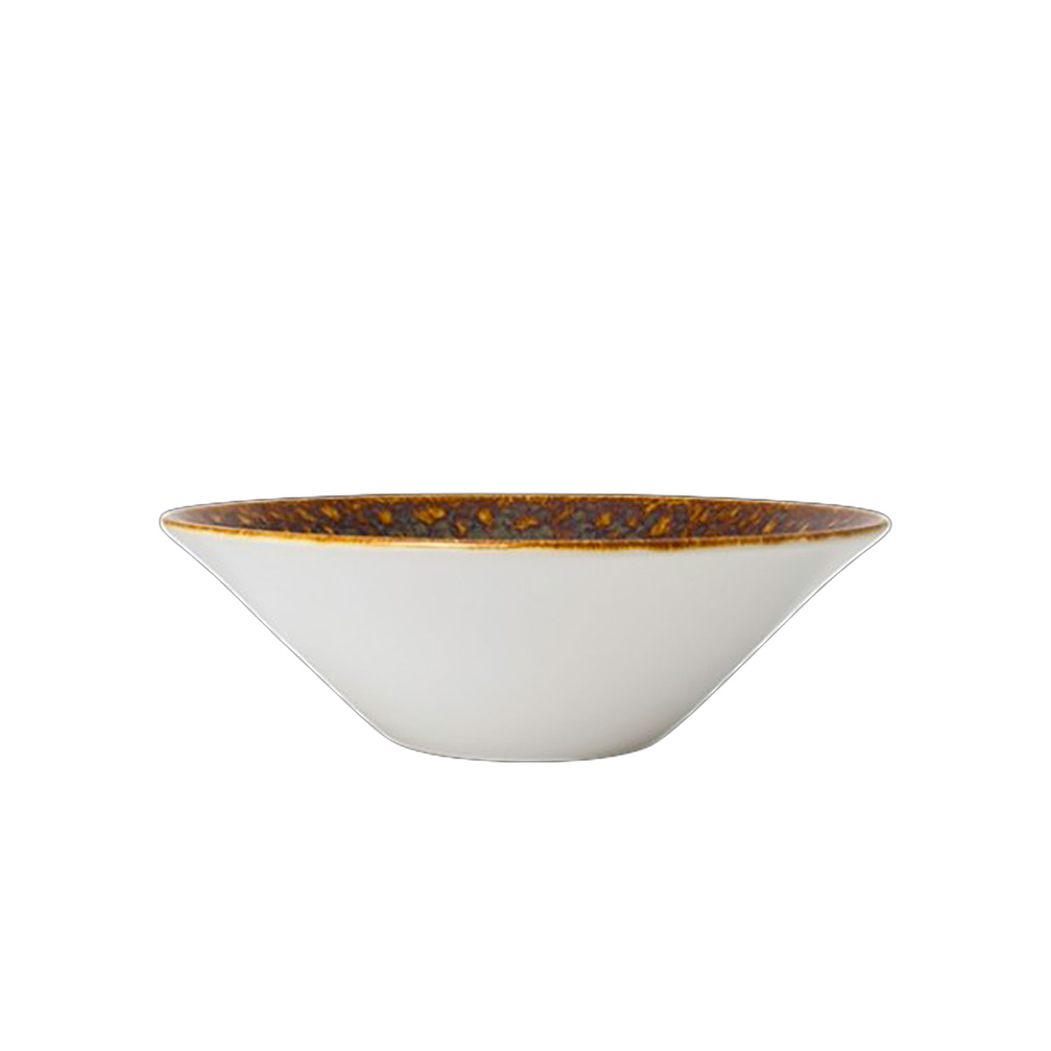Vesuvius Essence Amber Bowl 17cm, Vitrified Porcelain - Steelite - 5018461613023
