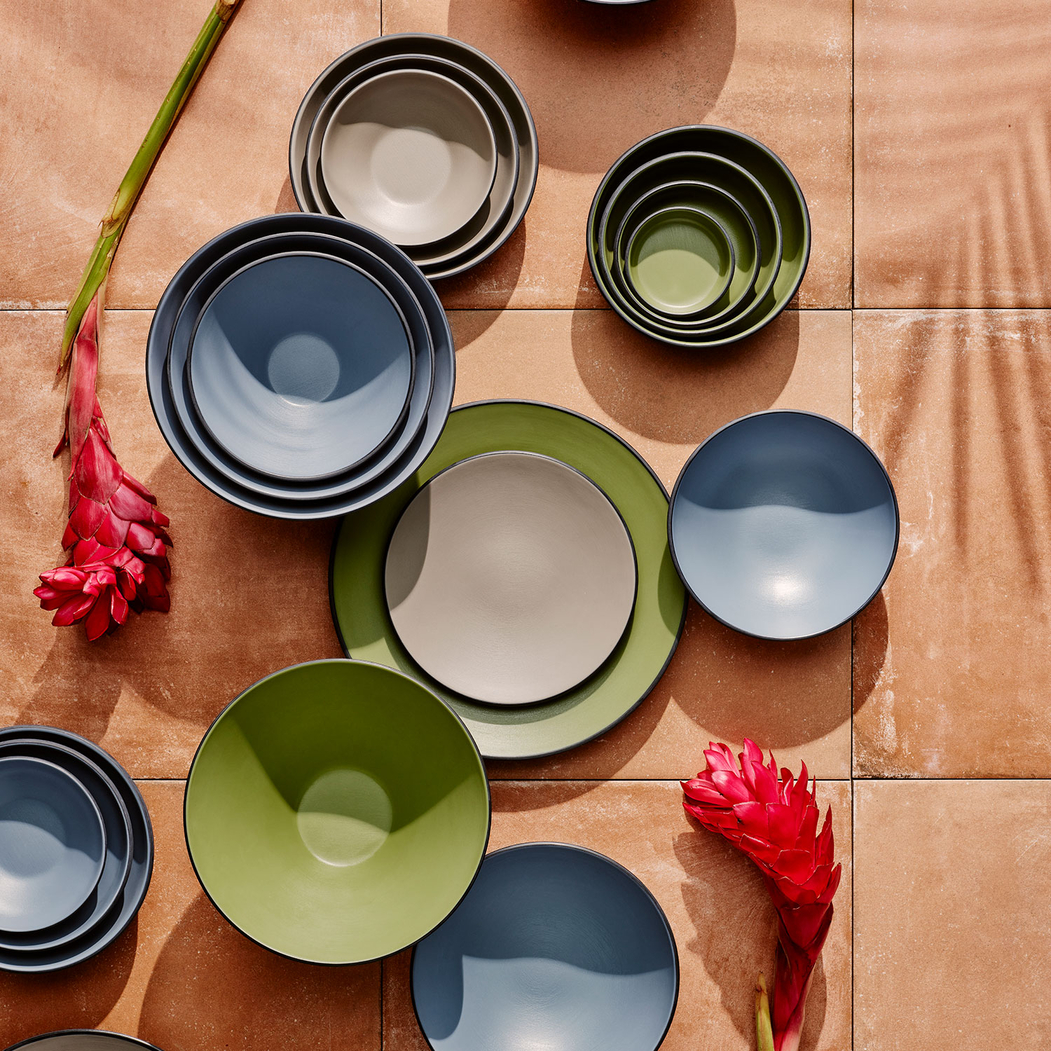 19cm Baja Lagoon Conical Plate, resistant Melamine - Steelite - 5018461693865