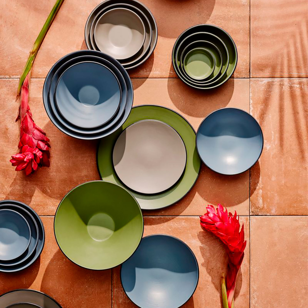 Baja Lagoon Flat Plate 20cm, resistant Melamine - Steelite - 5018461693964