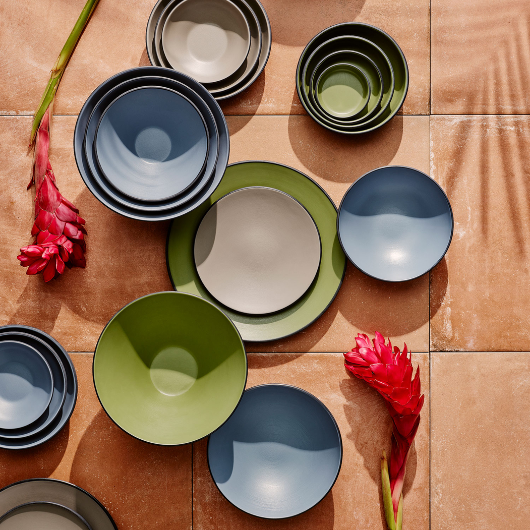 Travessa Retangular Baja Lagoon 25,4cm, Melamina resistente - Steelite - 5018461694008