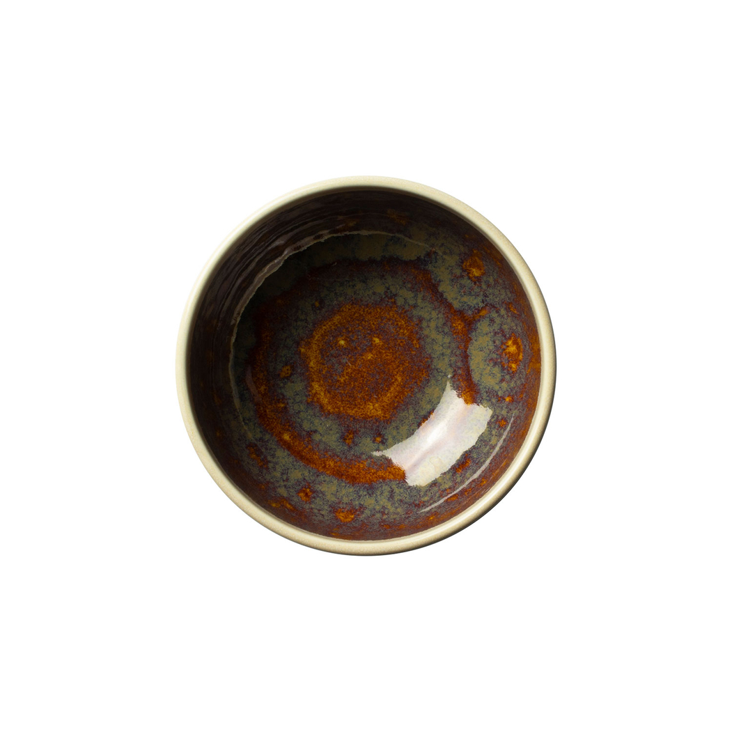 Aurora Vesuvius Amber 15cm Bowl, vitrified Porcelain - Steelite - 5018461672419