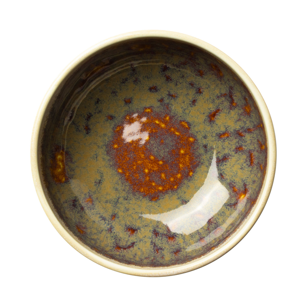 Aurora Vesuvius Amber 15cm Bowl, vitrified Porcelain - Steelite - 5018461672402