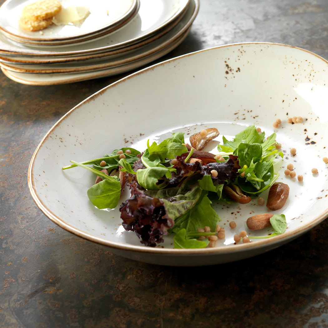 28cm Craft White Deep Plate, durable vitrified Porcelain - Steelite - 5018461425251