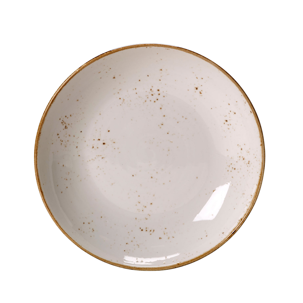 21cm Coupe Plate Craft White, durable vitrified Porcelain