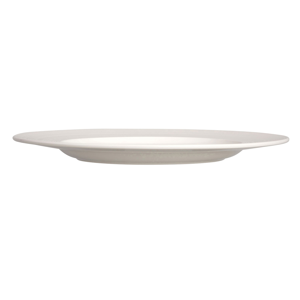 30cm flat plate, Concorde collection, white Porcelain with a smooth finish - Steelite - 5018461752364