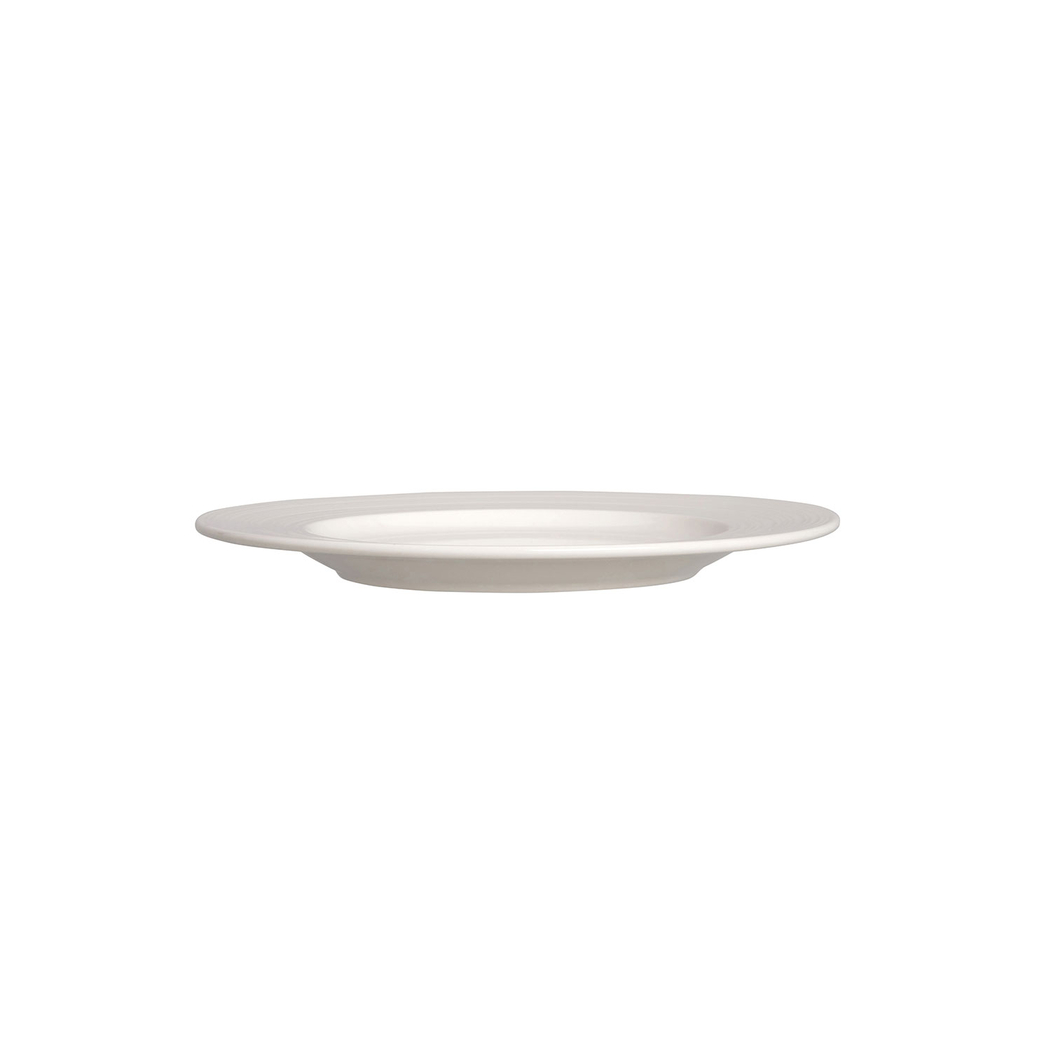 Prato Raso 20cm, Concorde, Porcelana branca com acabamento liso e borda reforçada - Steelite - 5018461752401