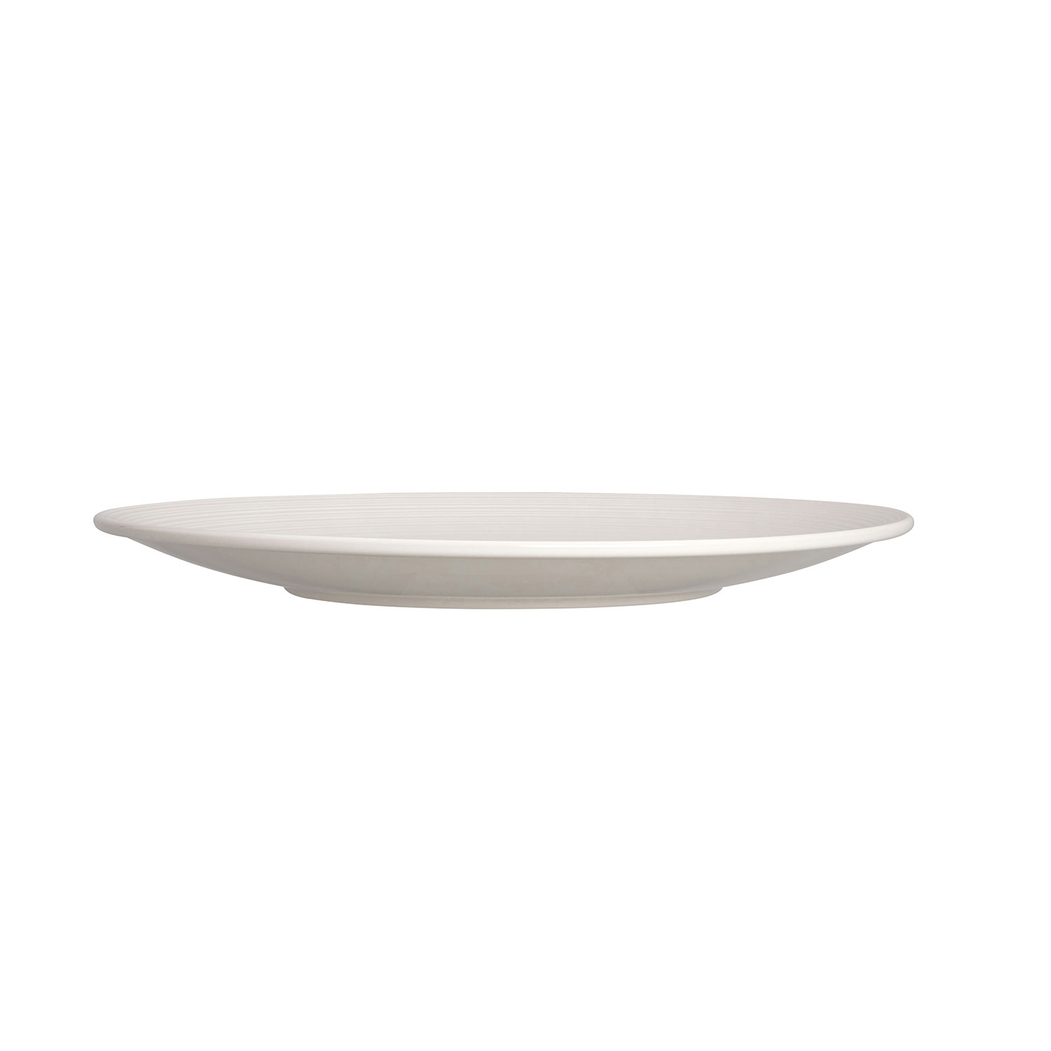 Prato Raso 25cm, Concorde, Porcelana branca com acabamento suave - Steelite - 5018461752463