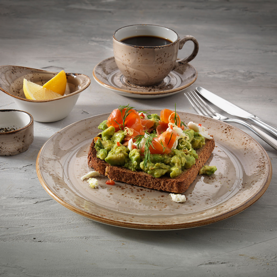 25cm Coupe Plate Craft Porcini, vitrified Porcelain - Steelite - 5018461503560