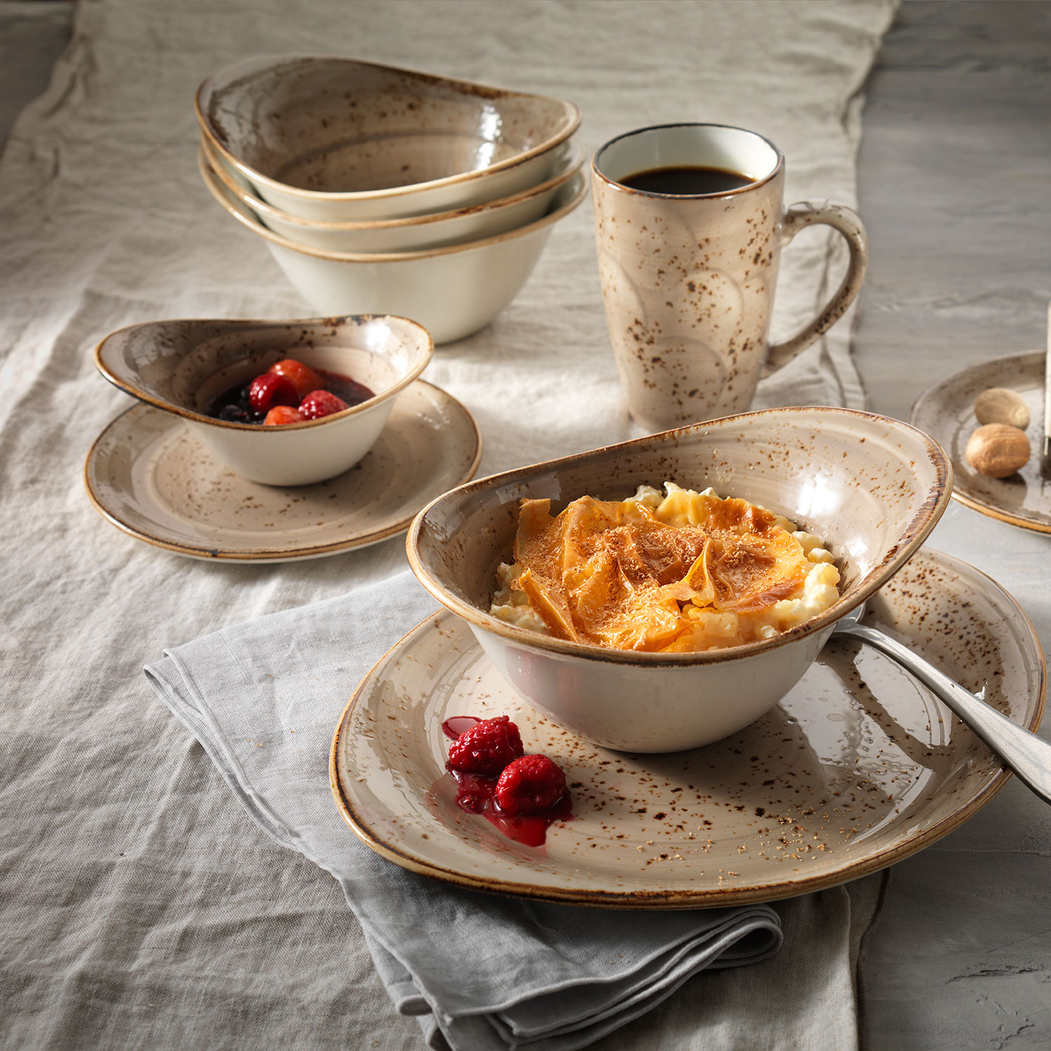 15cm Coupe Plate Craft Porcini, vitrified Porcelain - Steelite - 5018461573389