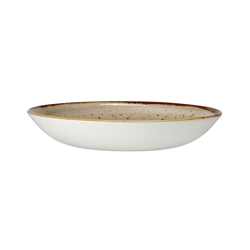 25cm Deep Coupe Plate Craft Porcini, vitrified Porcelain - Steelite - 5018461587409