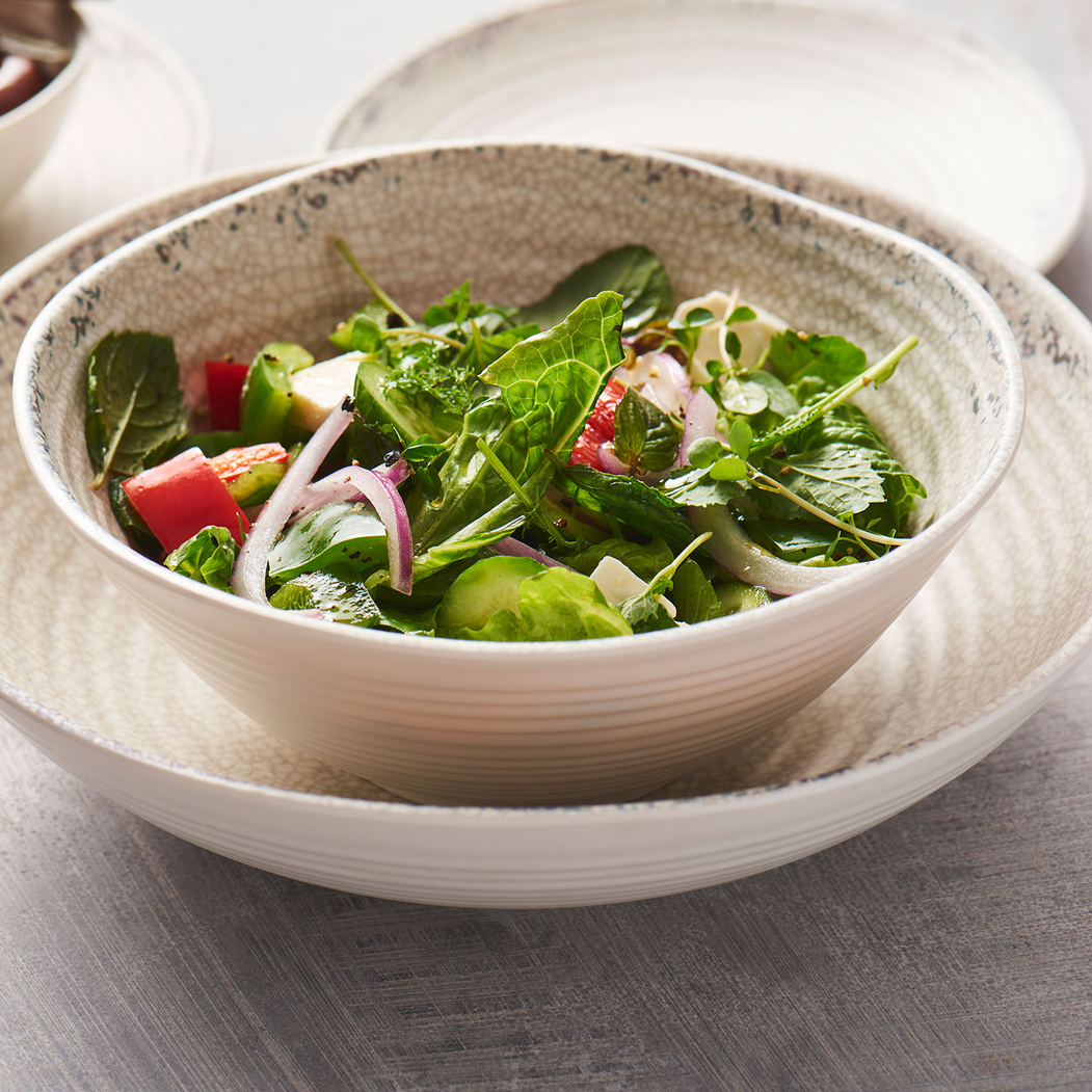 Stone Pompeii Salad Bowl 24,5cm, resistant Melamine - Steelite - 5602737099187