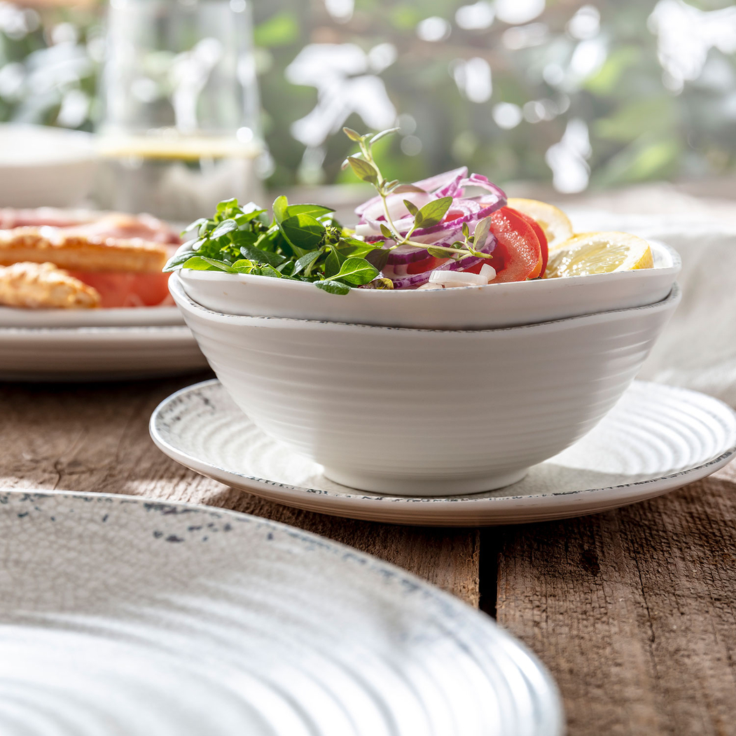 Stone Pompeii 18cm Salad Bowl, resistant Melamine - Steelite - 5018461590027