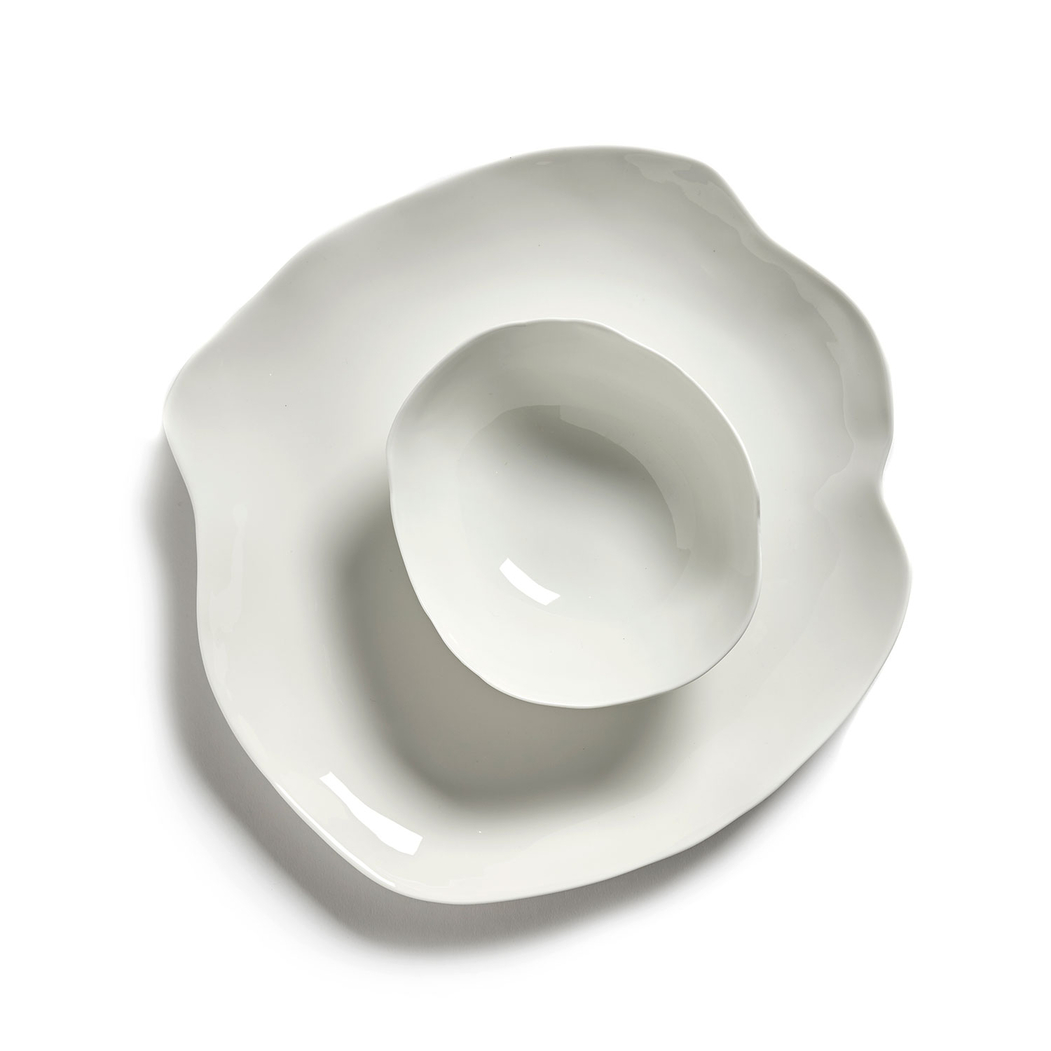 Set of 2 Bowls Perfect Imperfection, by Roos van de Velde, Bone China Porcelain - Serax - 5420000649415