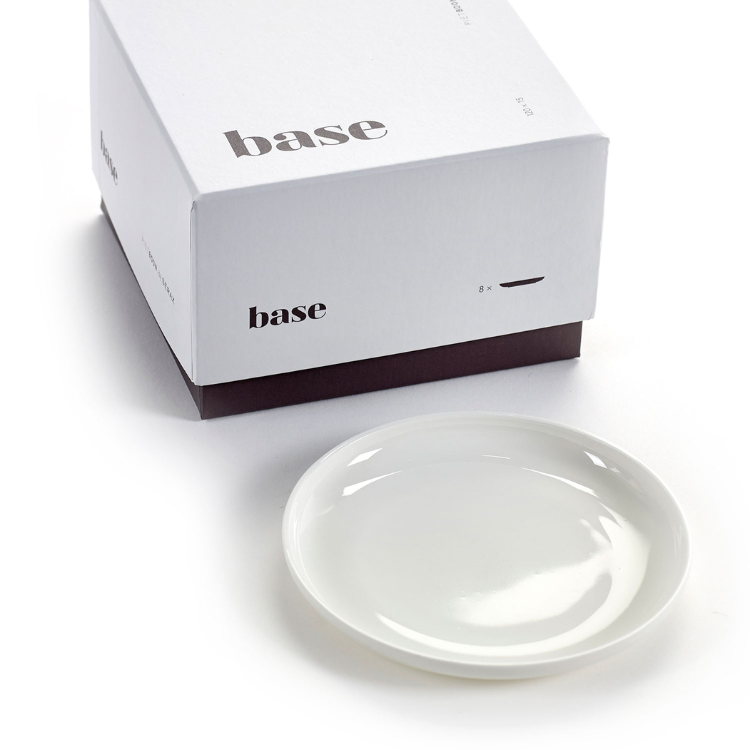 12cm Base Dinnerware Plate, Bone China Porcelain - Serax - 5420000707054