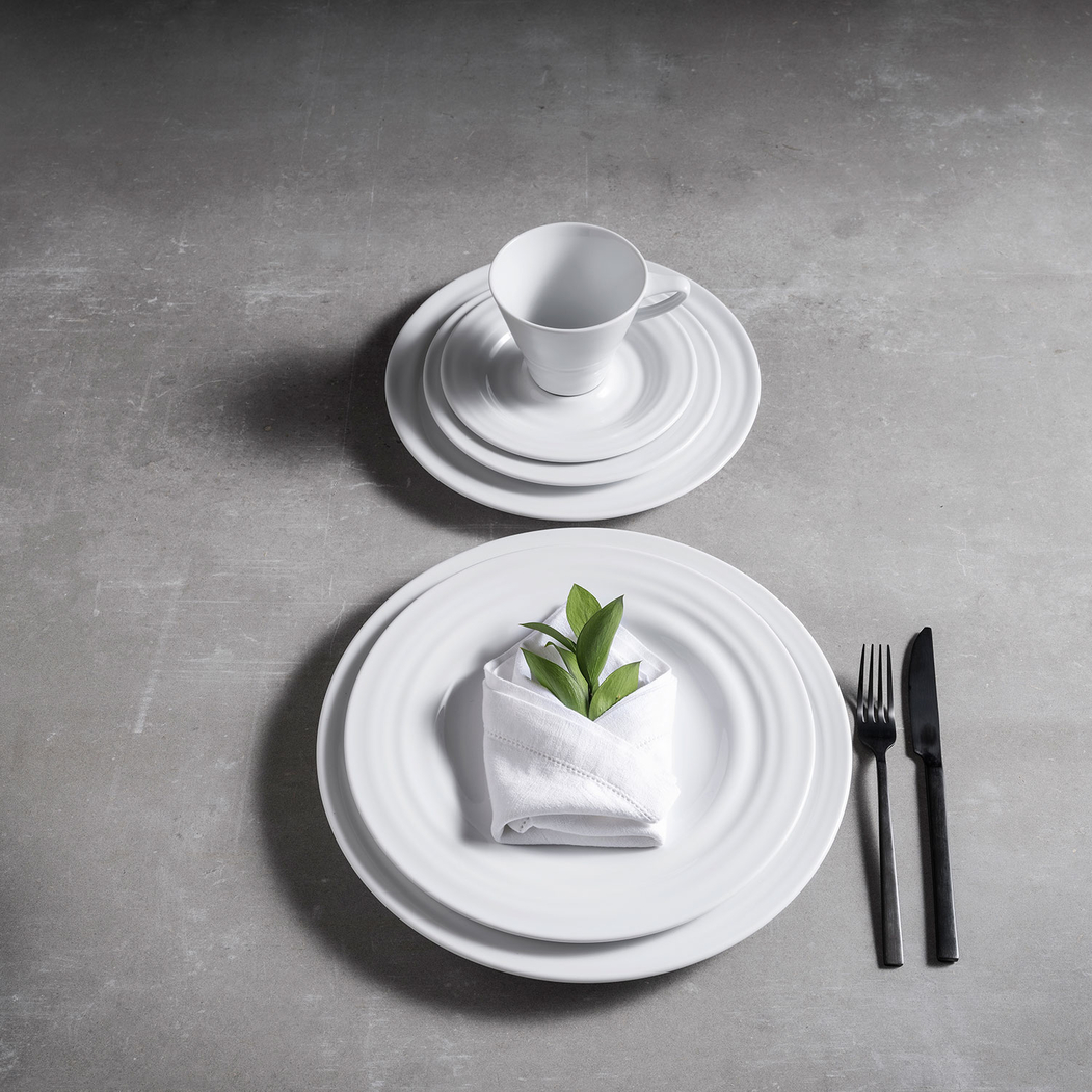 Prato raso Agma 28cm branco - Costa Verde - 5603578103927