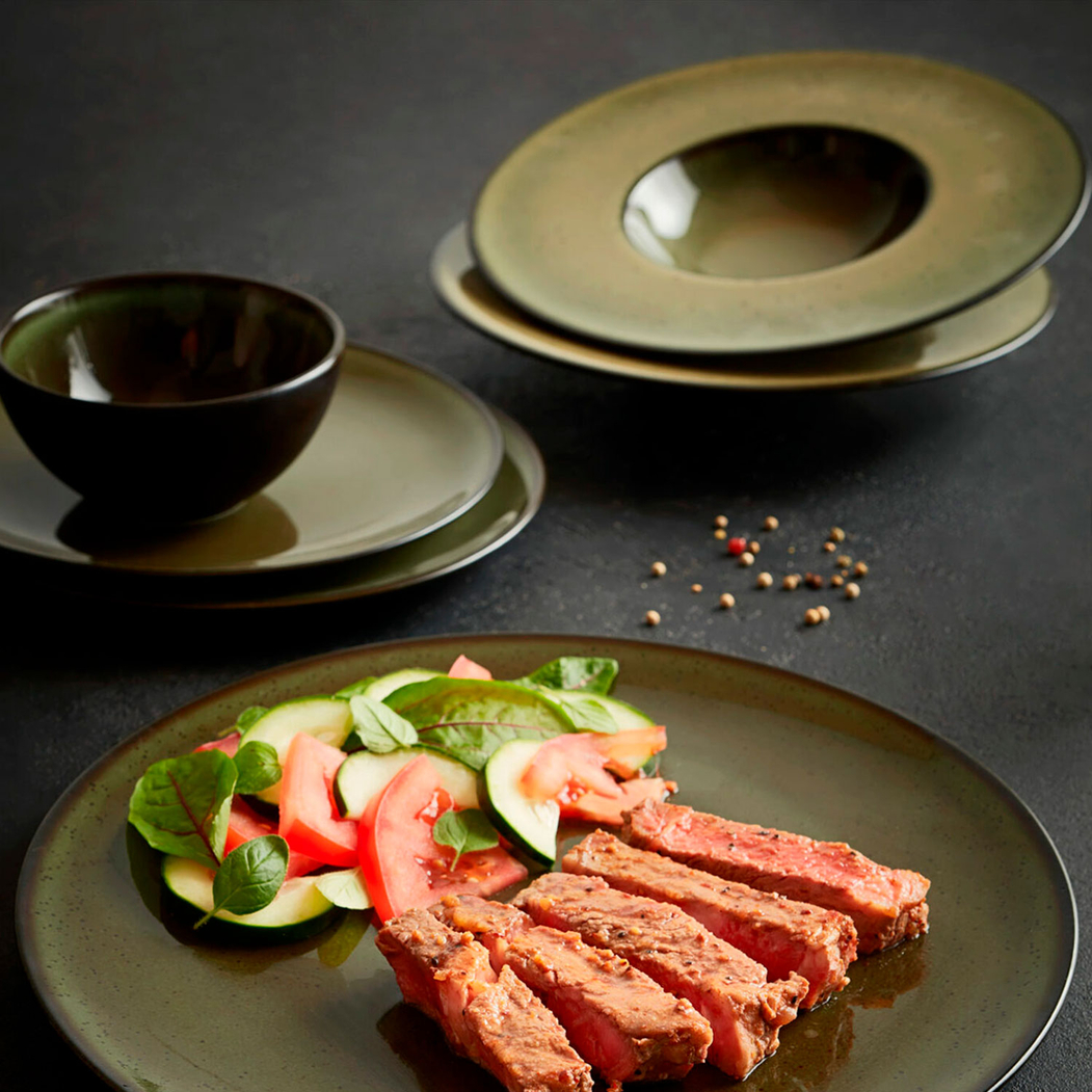 Pasta Plate Double Ambitious 25cm, Porcelain - Costaverde - 5603578202460