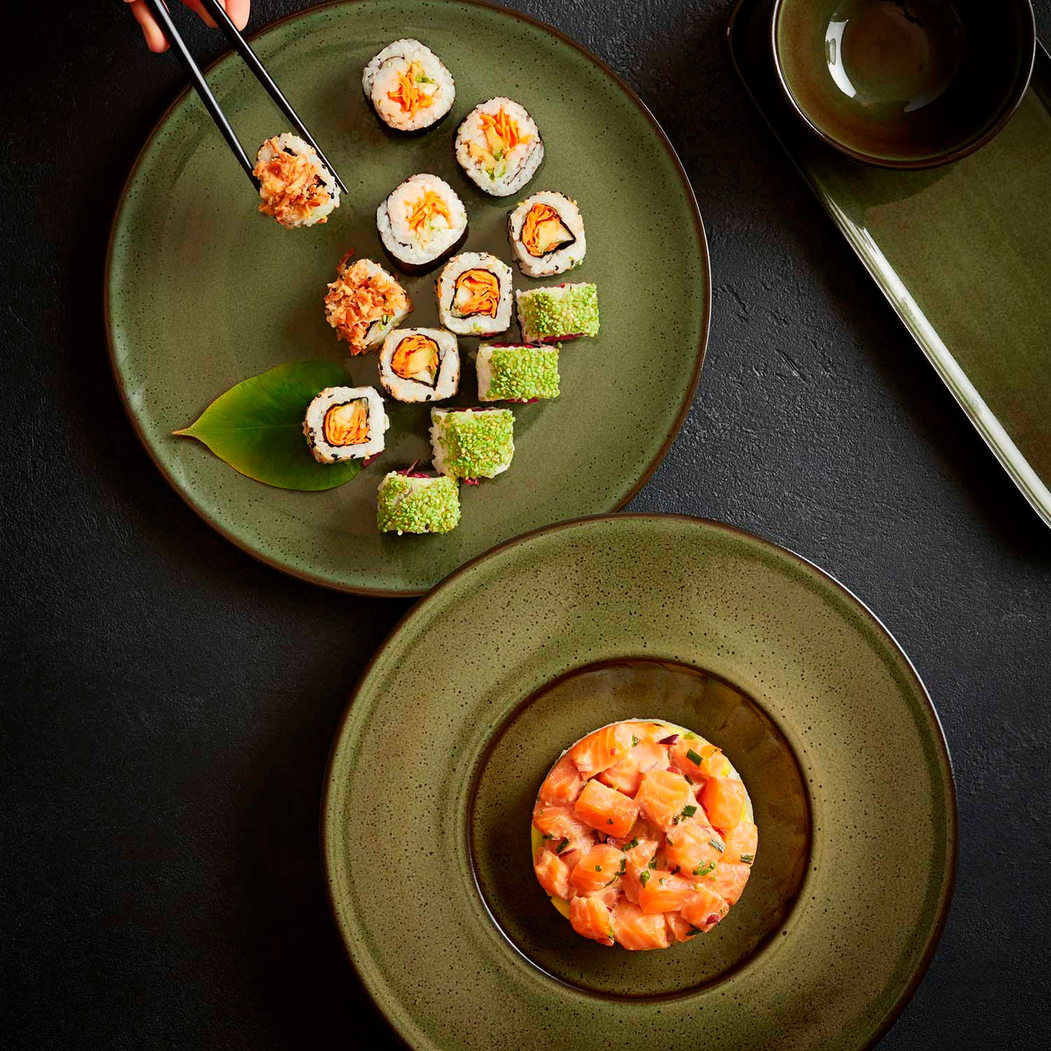 Flat Plate 29cm, Double Ambitious Collection, Porcelain - Costaverde - 5603578204051