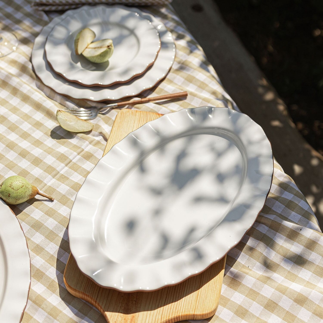 Maria Terracota Sam Baron Oval Tray 36 cm - Maria Portugal Terracota - 5600851026720