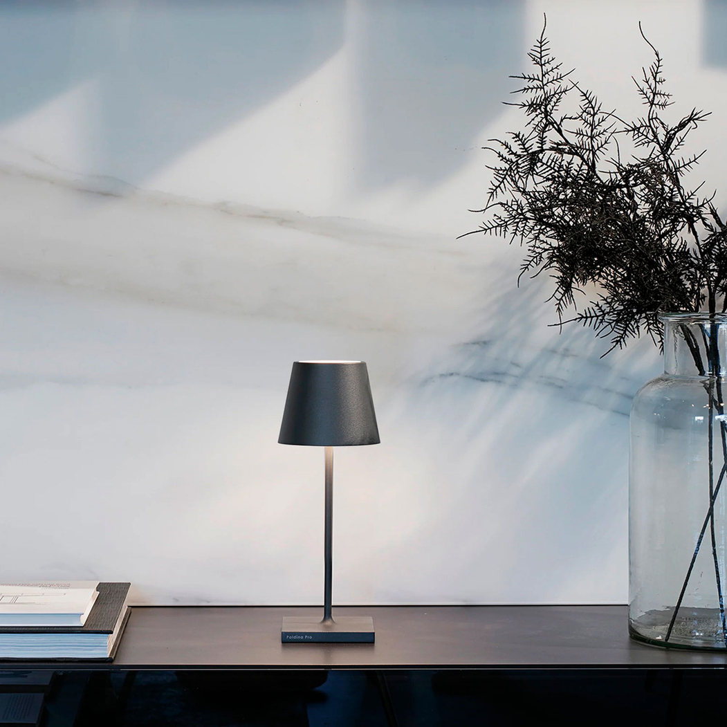 Brown Lamp, 30cm, Poldina Mini - Zafferano - 8058945330296