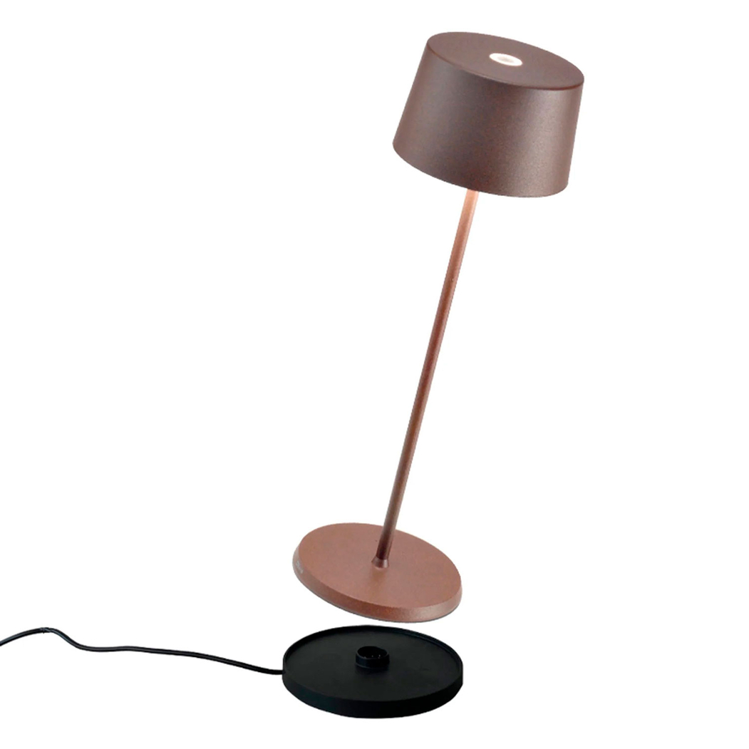 Brown Lamp, 35cm, Olivia - Zafferano - 8058945333921