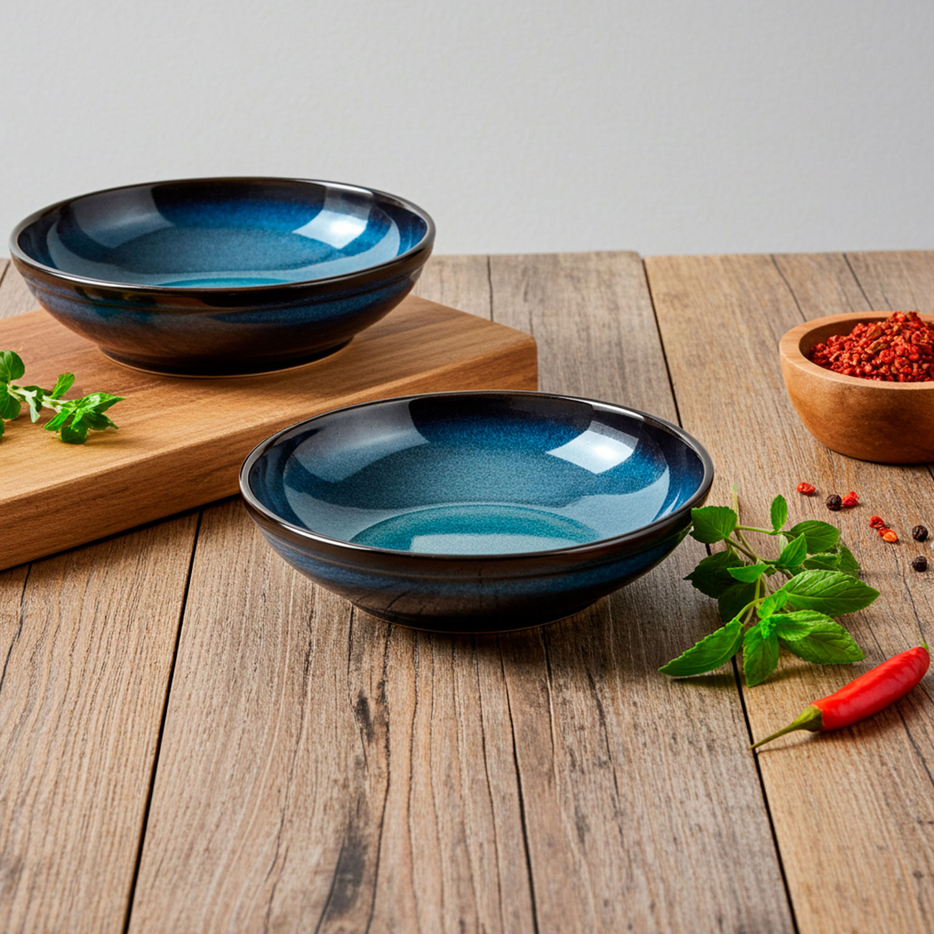 Salad bowl Organic Blue 23cm - Organic - 5604256024664