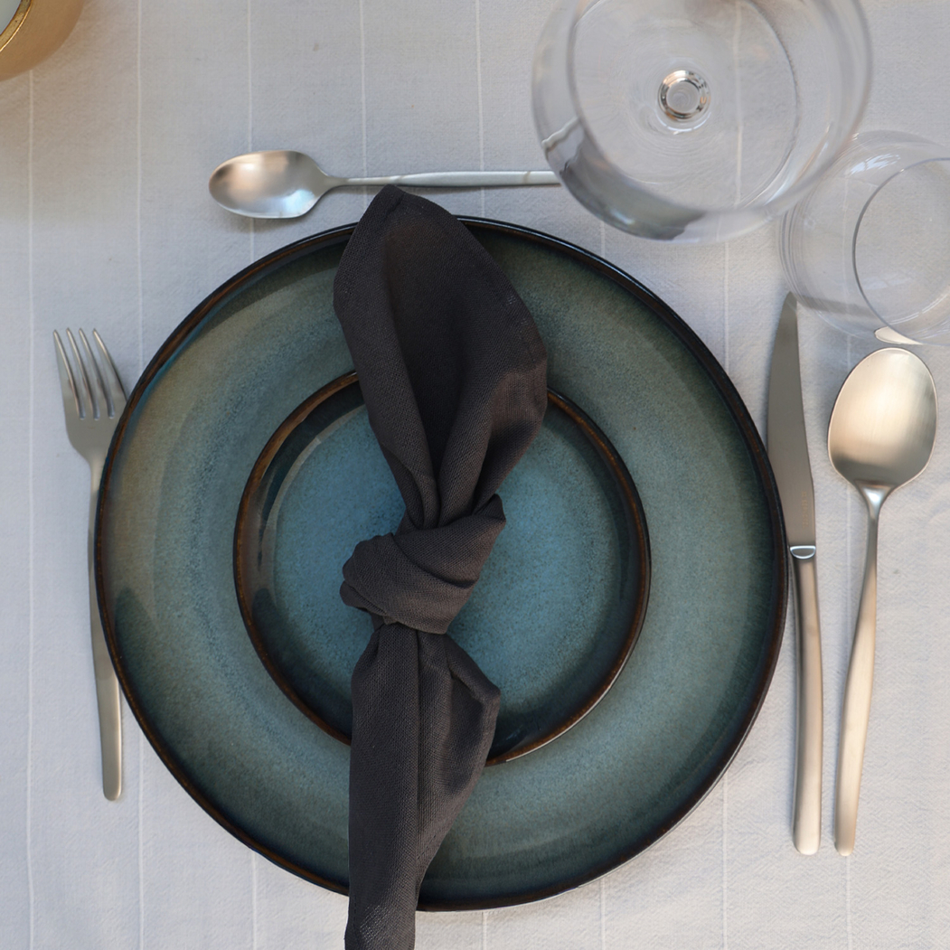 Dinner Plate 27cm, Organic Pacific, Reactive Stoneware - Organic - 5602737102375